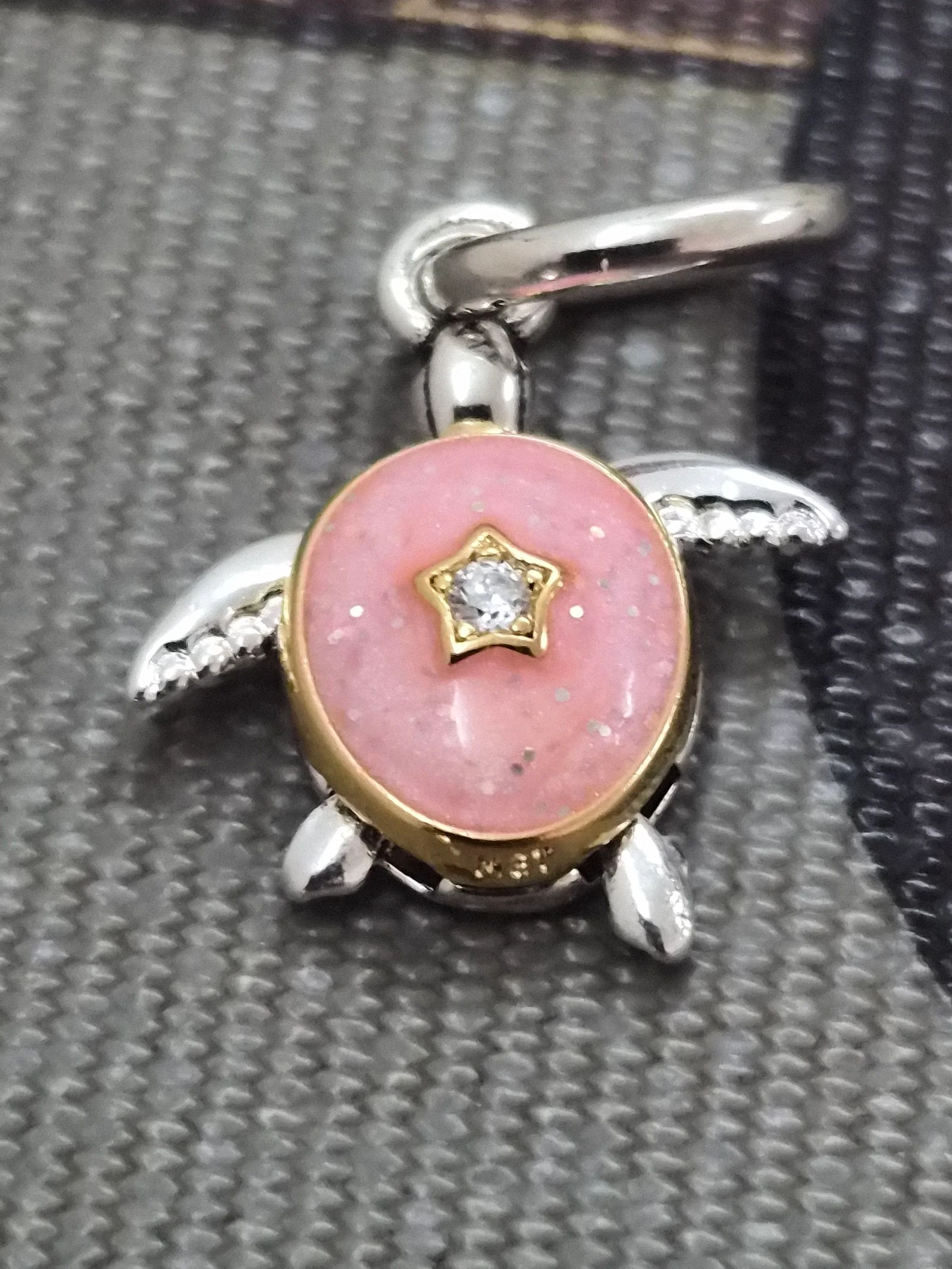 Original Pandora turtle charm pink – photo 2